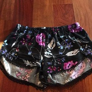 Express floral shorts